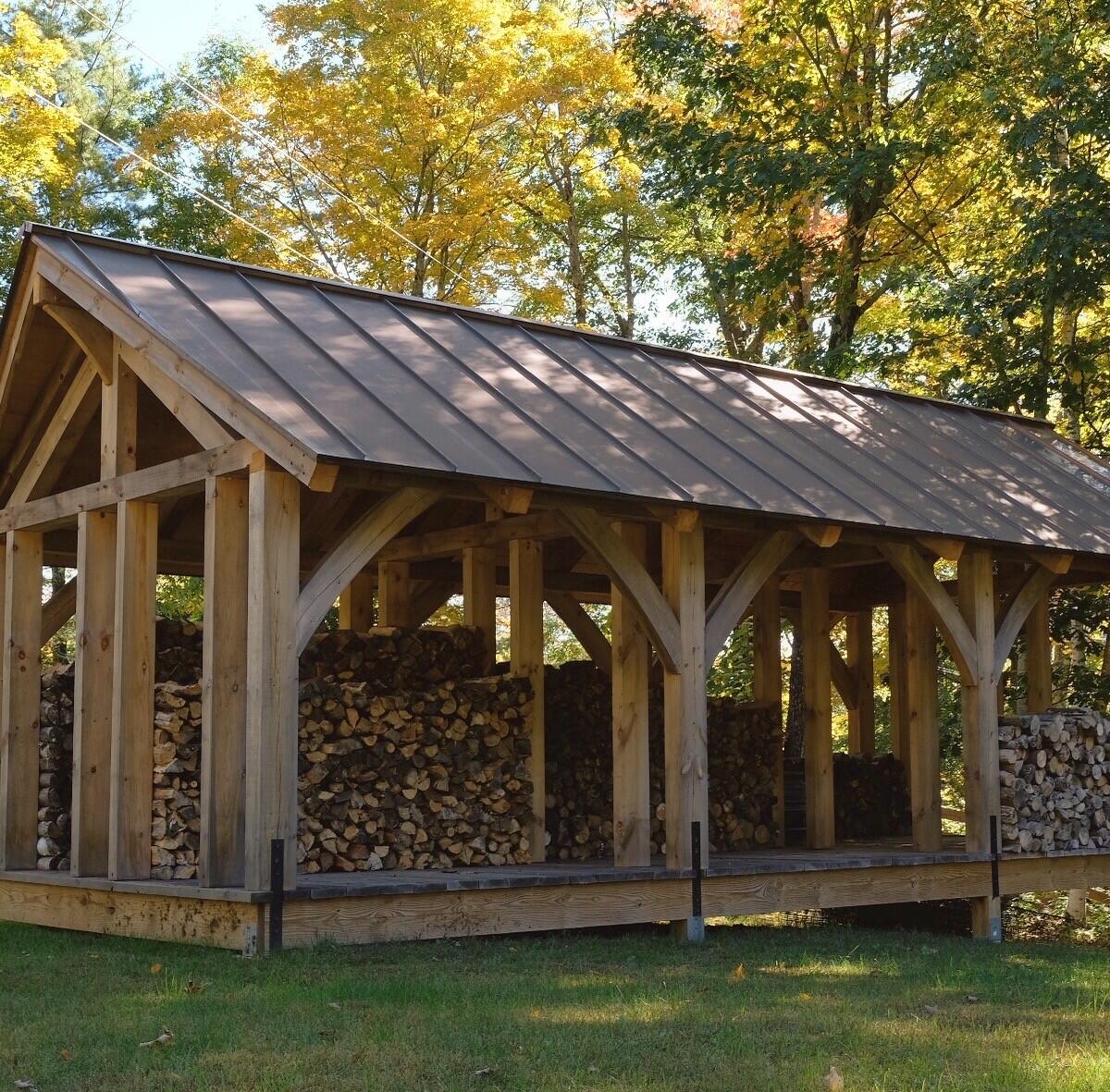 imber Frame Firewood Shed